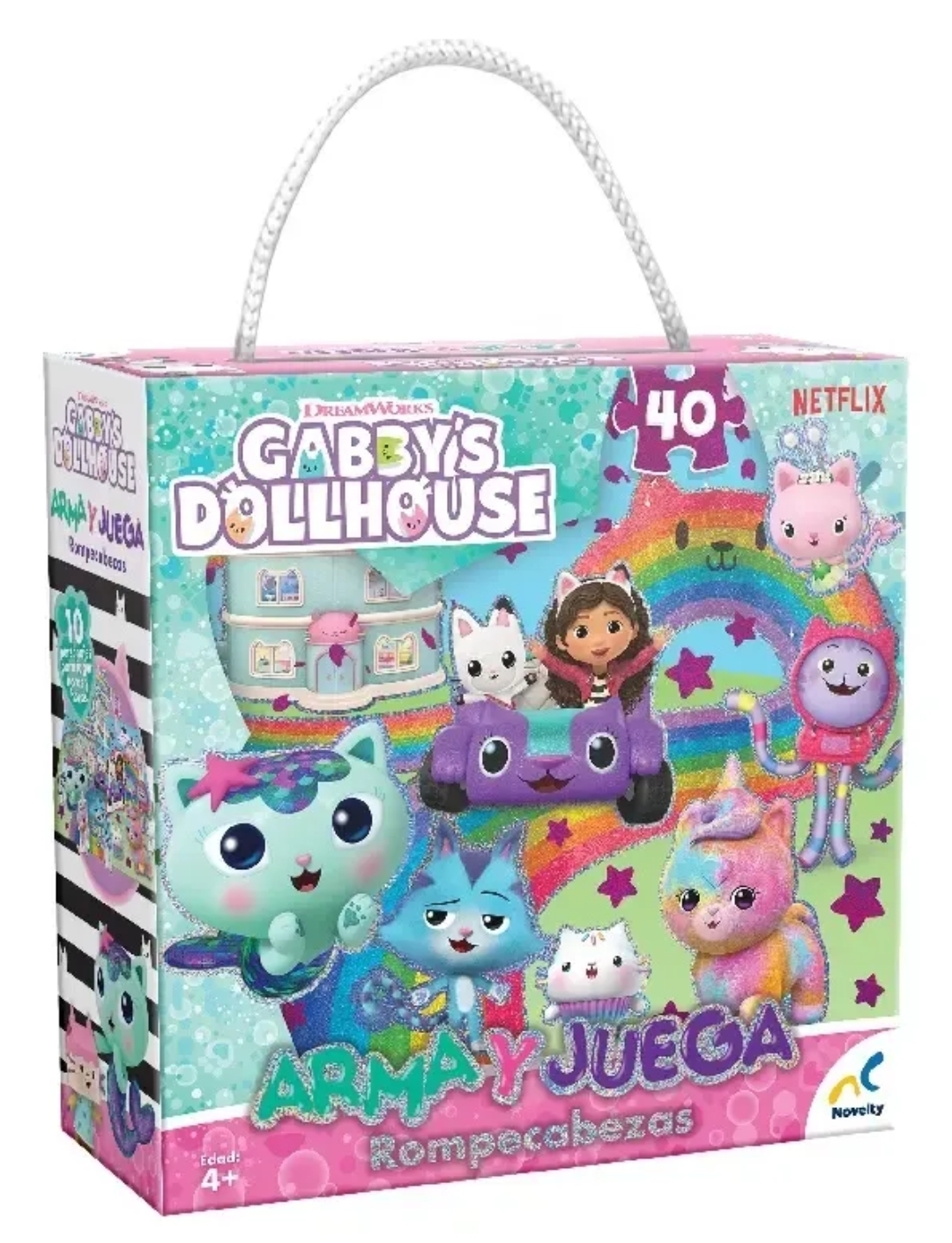 Rompecabezas 40 Piezas Arma Y Juega Gabby Dollhouse Juego