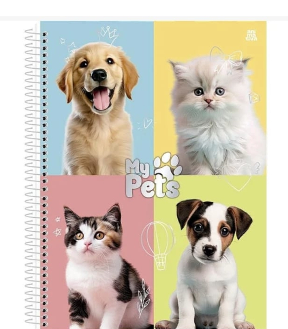 Cuaderno a5 Animativa 80 hojas my pets