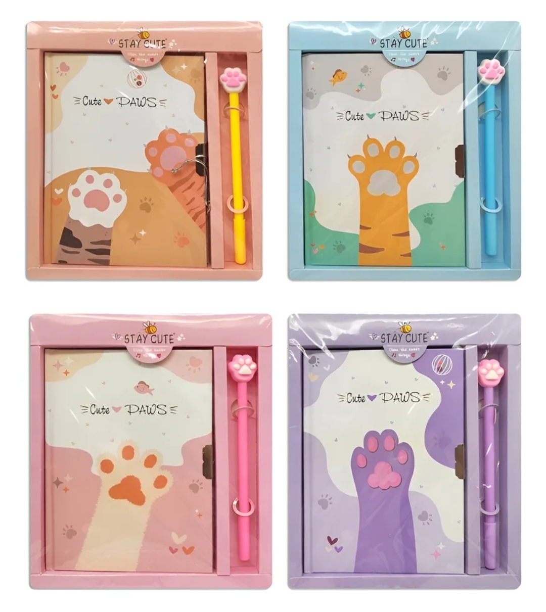 Diario íntimo Bear con bolígrafo