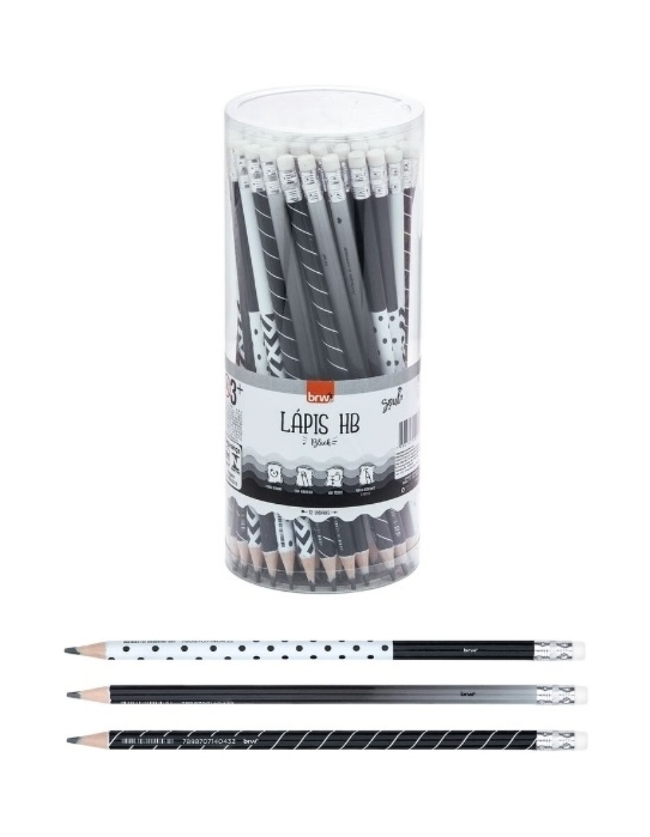 lápiz con goma black