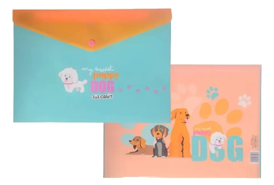 Sobre plastico a4 Ibi Craft con broche free spirit ibi craft
