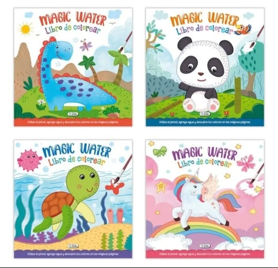 Libro pintura magica