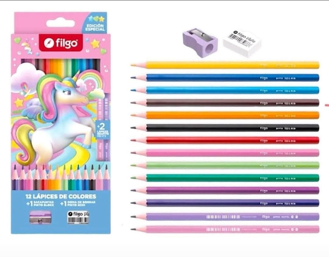Lápices de colores resina pinto