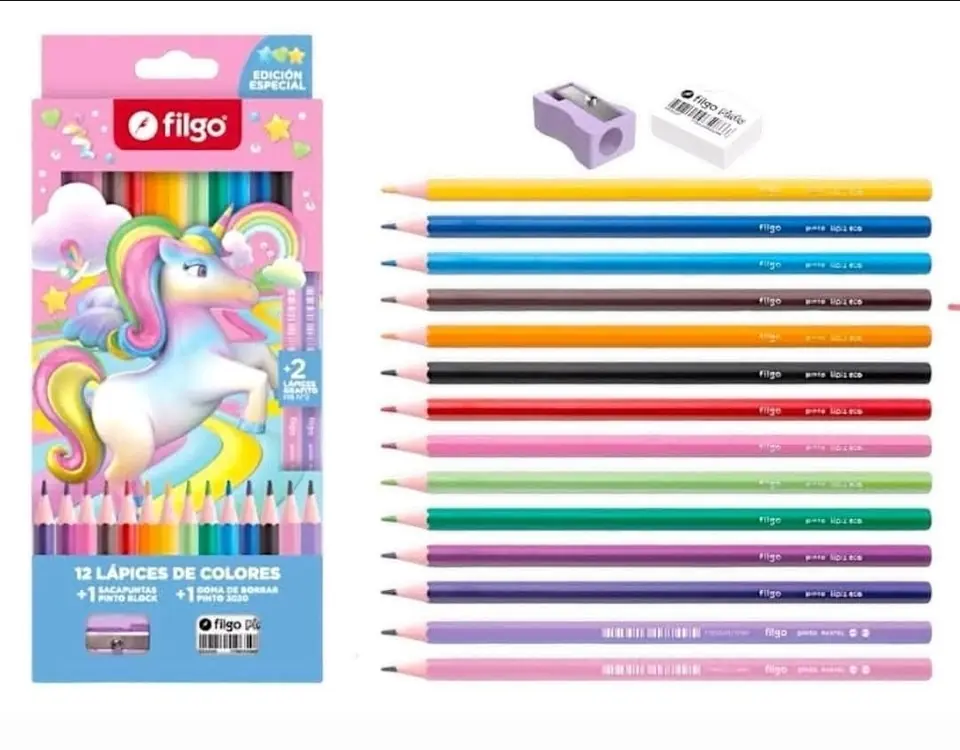 Lápices de colores resina pinto