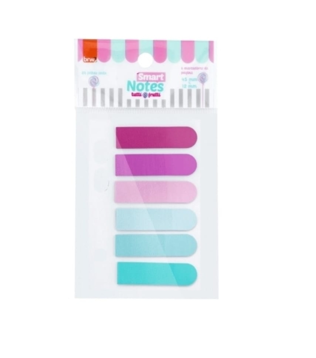 Banderitas Brw Pastel 12x44mm 6 colores