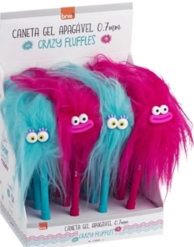 Boligrafo borrable BRW 0.7mm- crazy fluffles