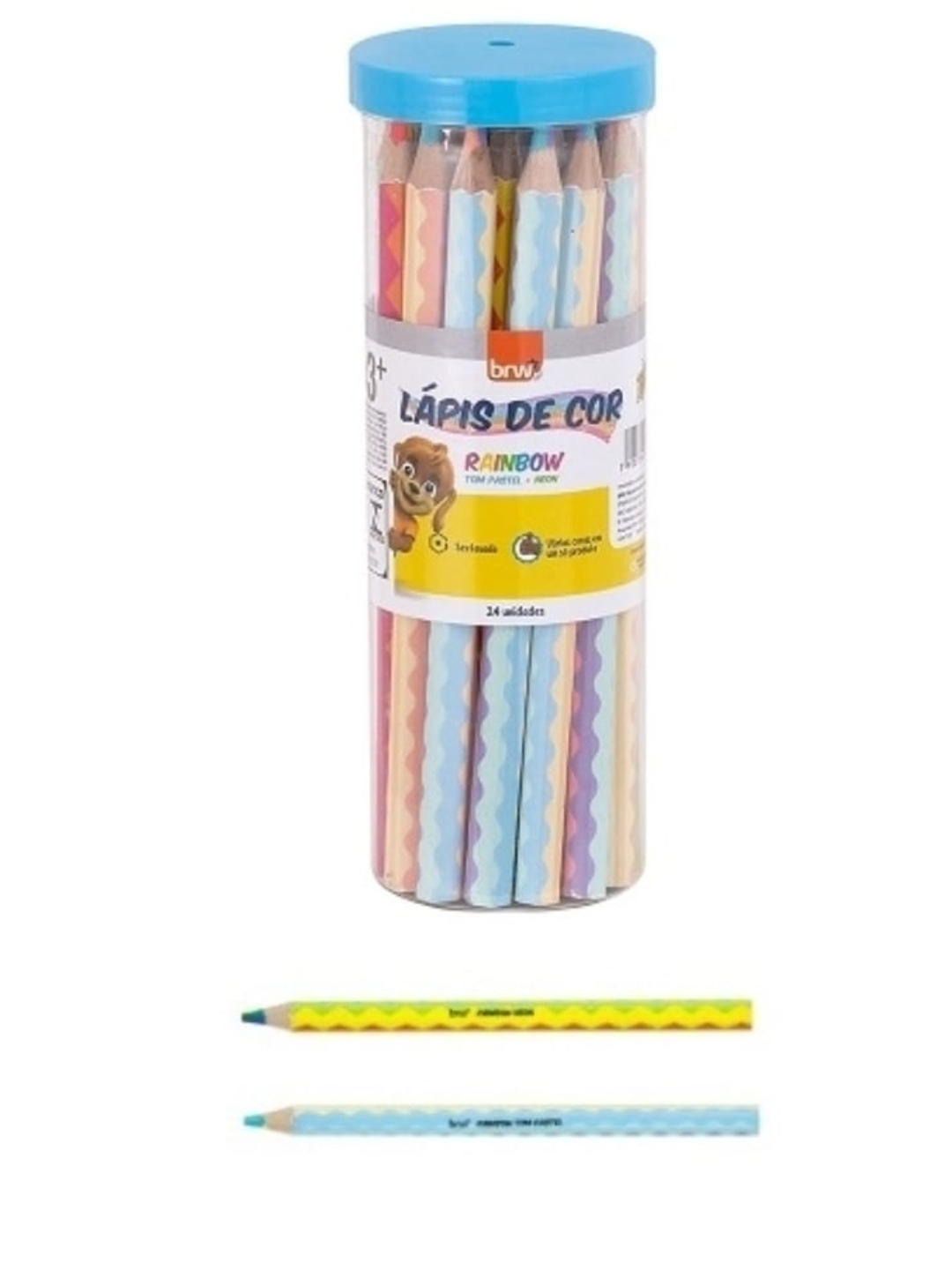 Lápiz mina multicolor