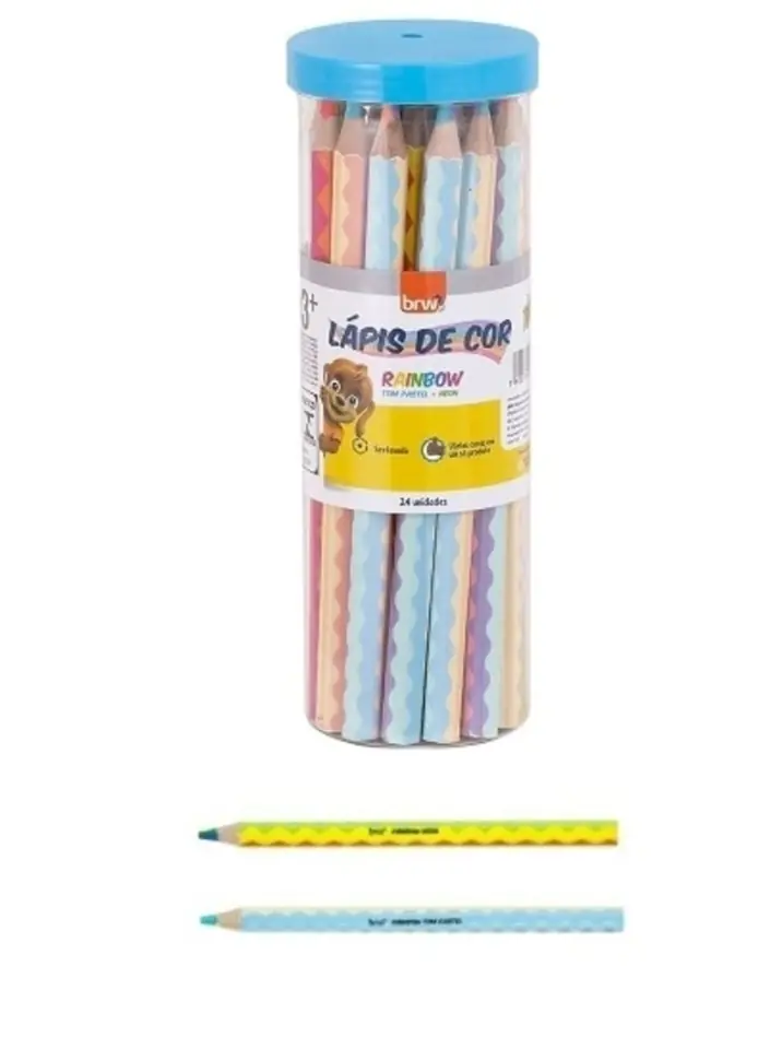 Lápiz mina multicolor