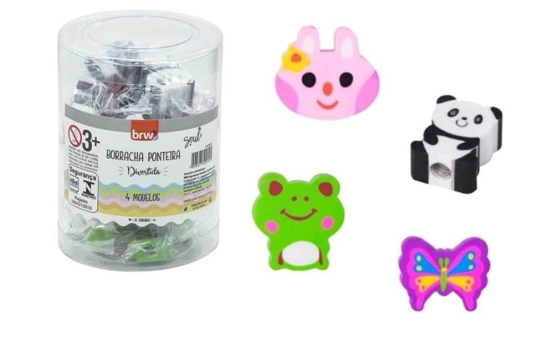 Goma de borrar para lapiz -animalitos -