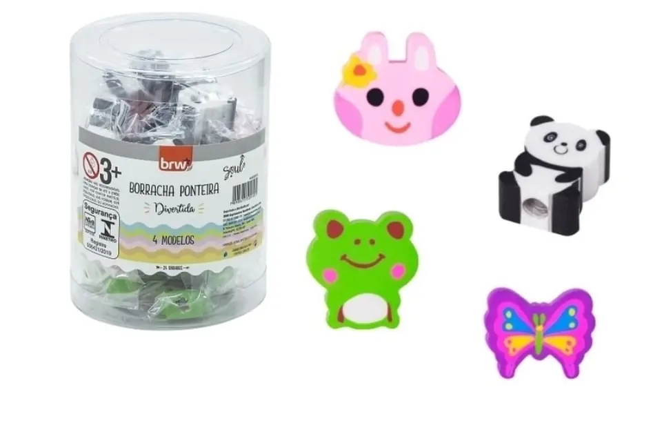 Goma de borrar para lapiz -animalitos -