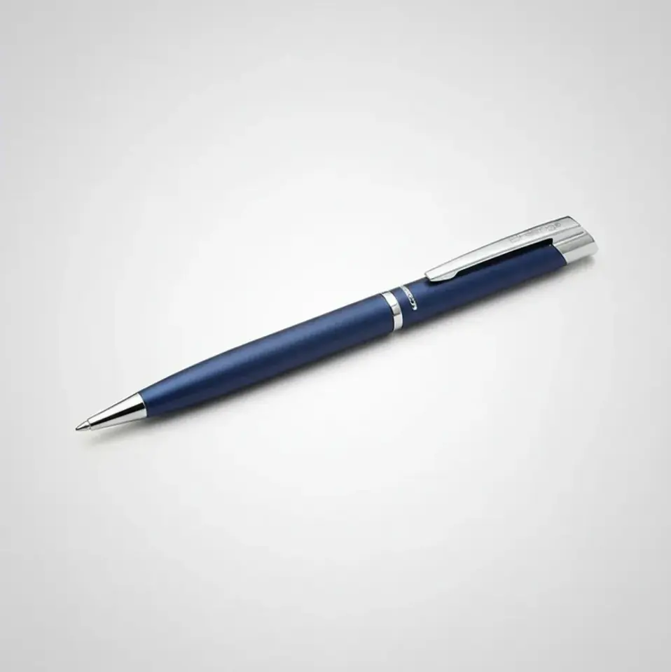 Bolígrafo Prestige  Punta Cromada Estuche Tinta Azul