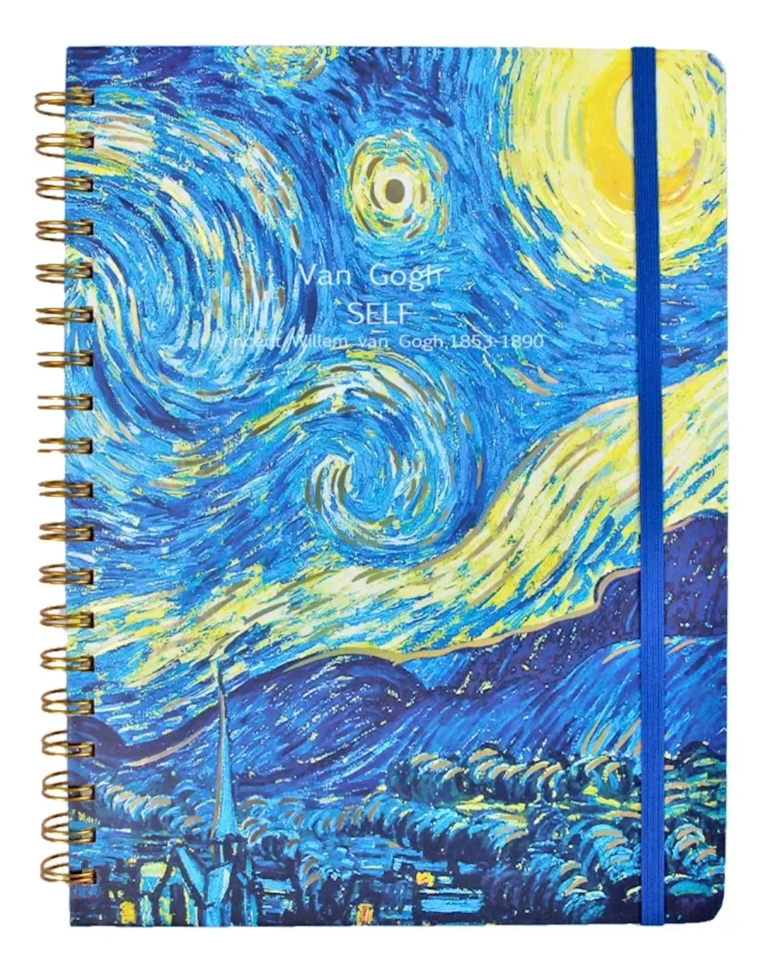 Cuaderno Van Gogh Tamaño Carta 80 Hojas Pasta Dura Arte