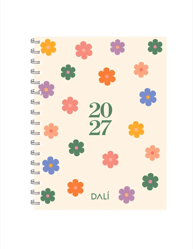 Agenda Flores Multicolor DALI