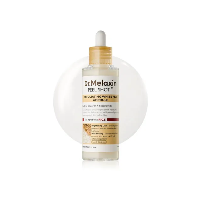 Dr.Melaxin - Ampolla Exfoliante Peel Shot Exfoliant White Rice Ampoule