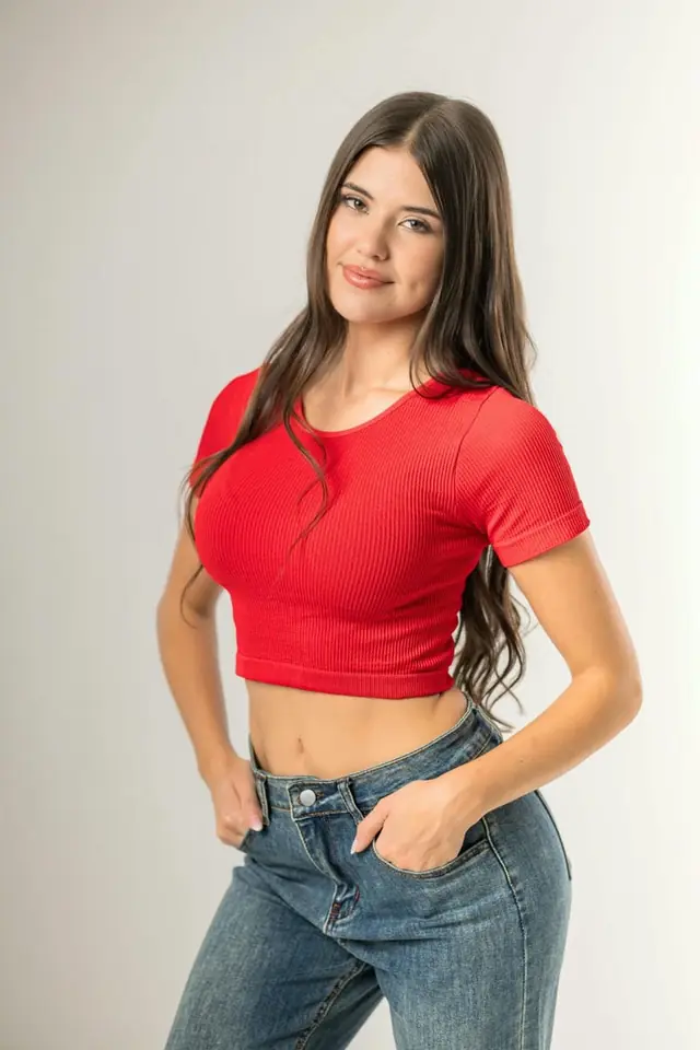 TOP ESCOTE EN V 8193