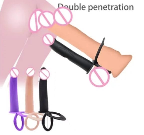 Anillo Vibrador Con Bullet Strap On  Doble Penetración ( P 210 )