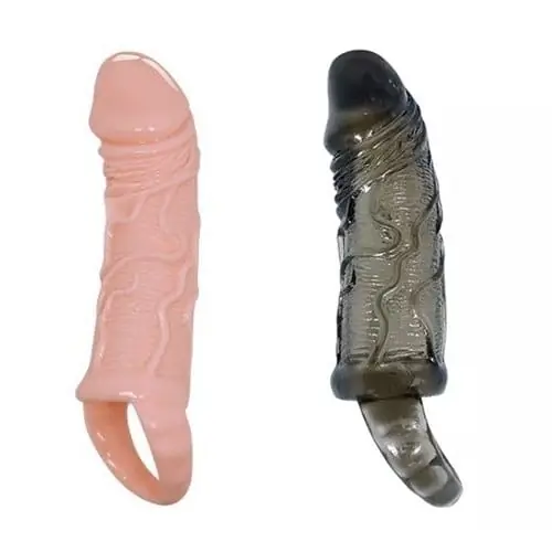 Extensor Ampliación Manga Funda  Potenciador Pene Con Strap ( P 97 )