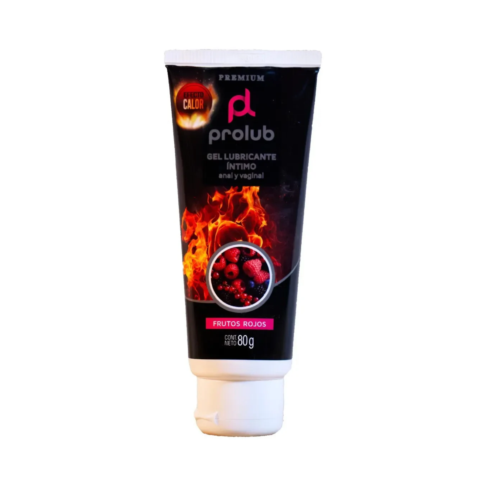 Gel Lubricante ProLub Efecto Calor Frutos Rojos 80 g