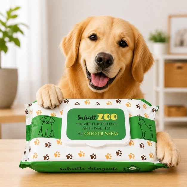 Toallitas húmedas con Neem repelente de insectos – 50 unidades