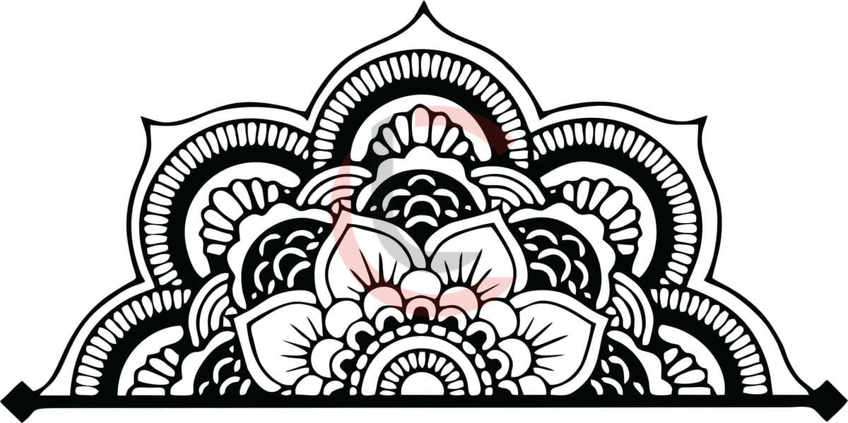 Cuadro media mandala