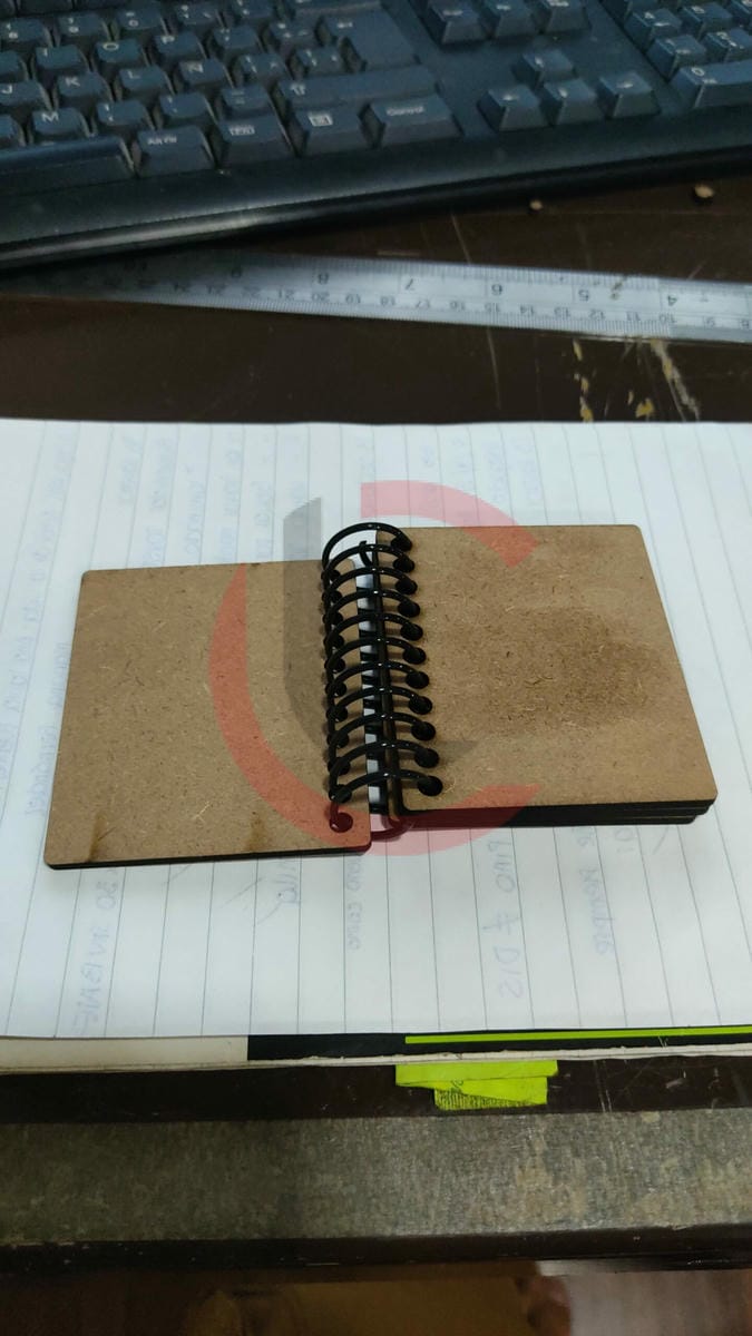 Souvenir mini cuaderno de 4 páginas