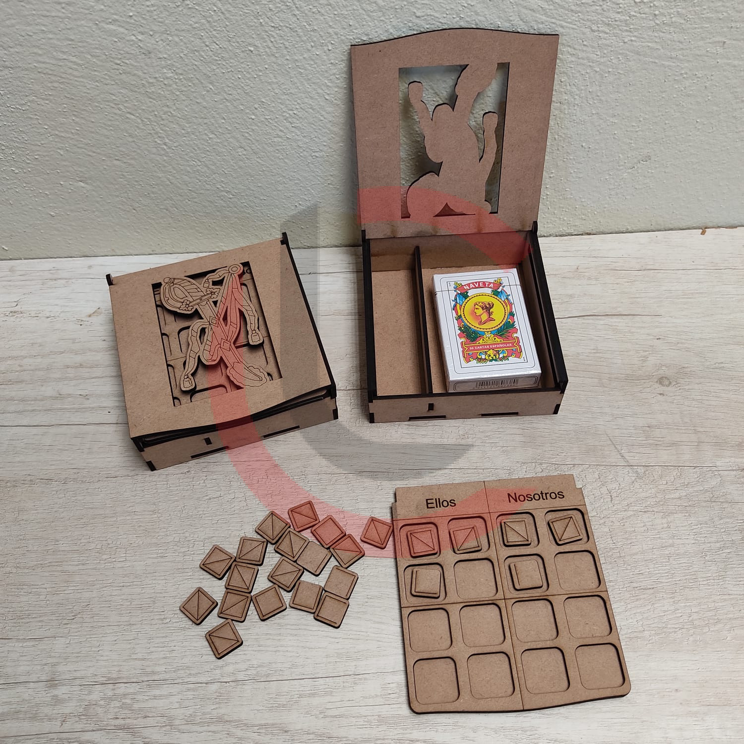 Caja para juego de cartas