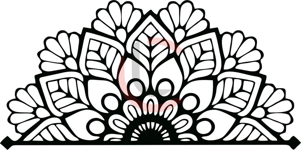 Cuadro media mandala