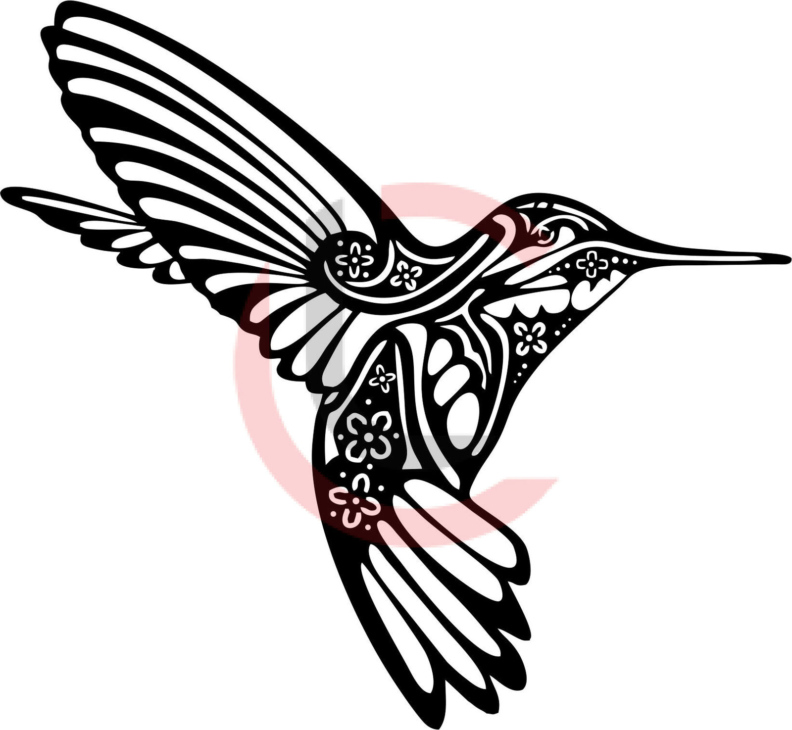 Cuadro colibrí calado