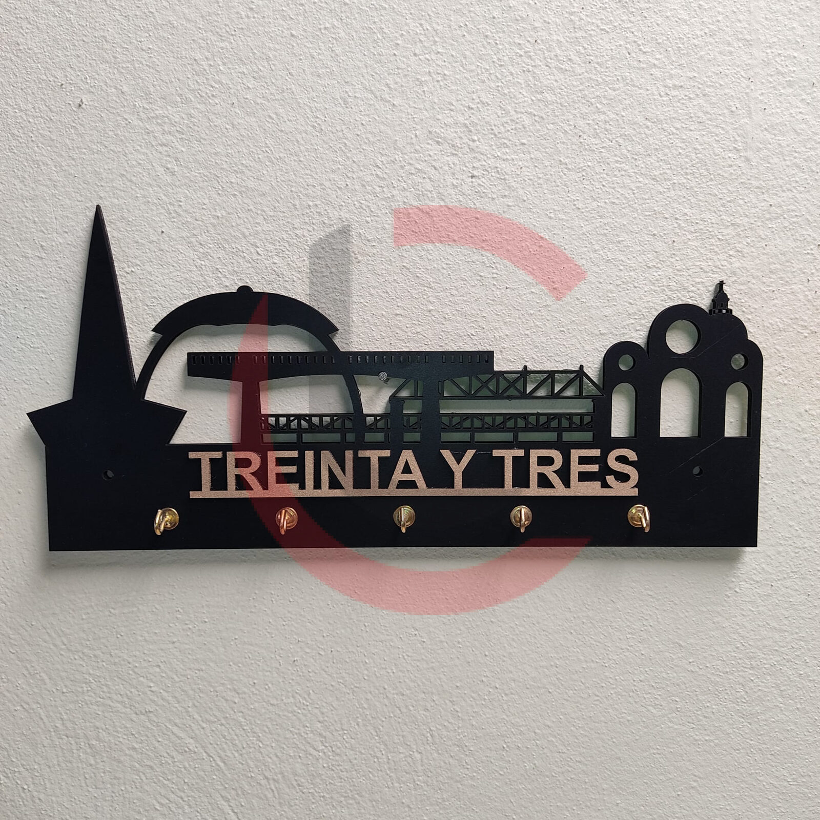 Porta llaves emblema de Treinta y Tres
