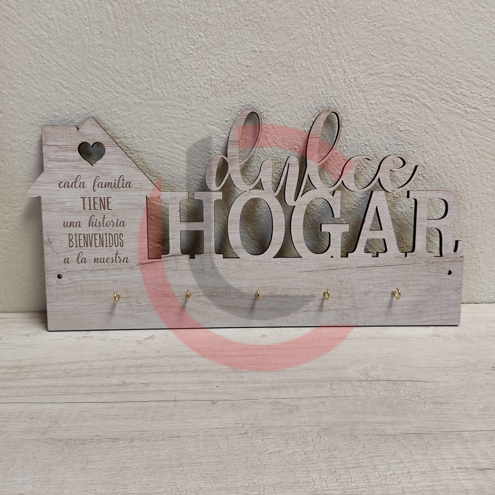 Porta llaves "dulce hogar"