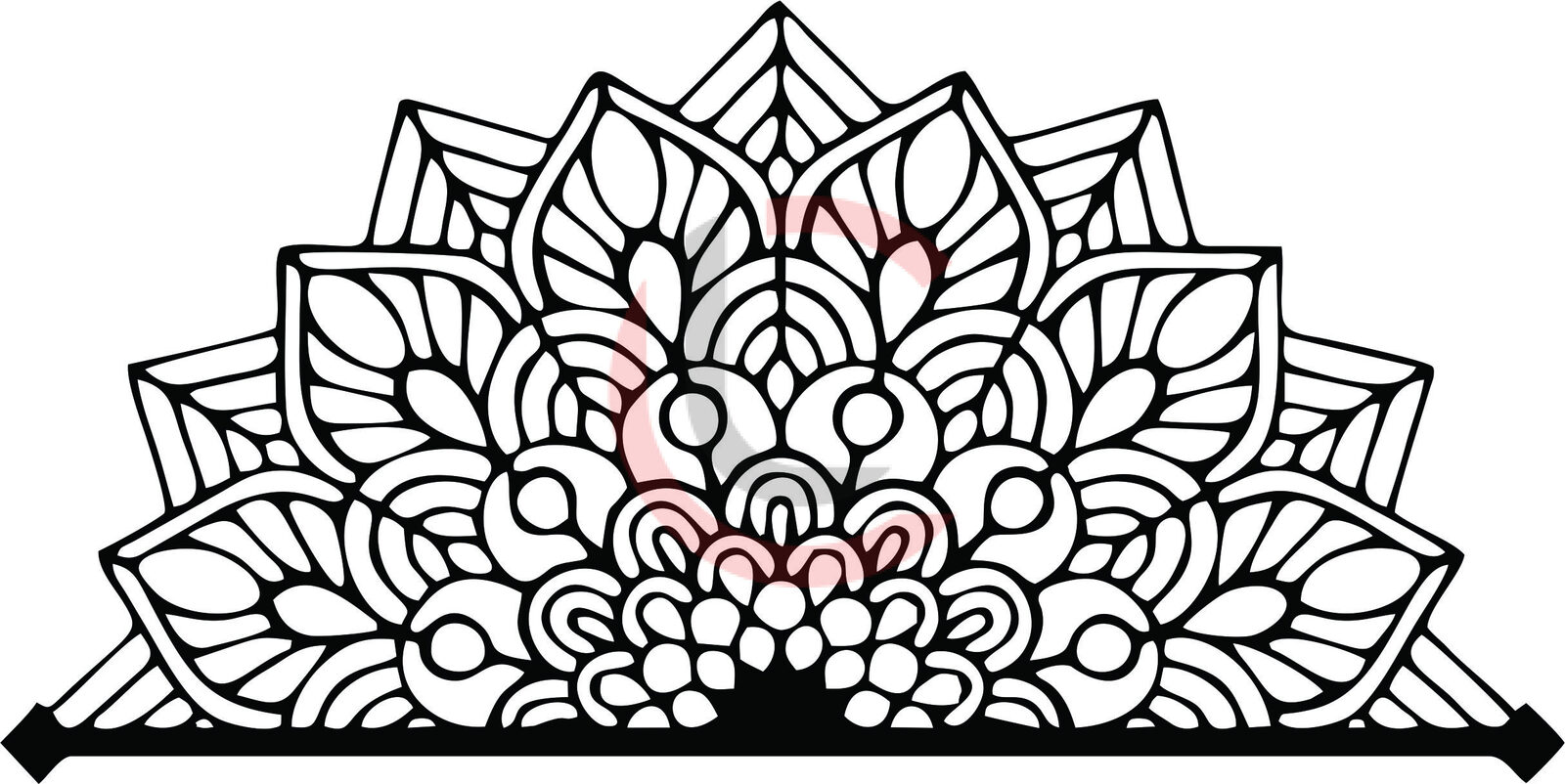 Cuadro media mandala