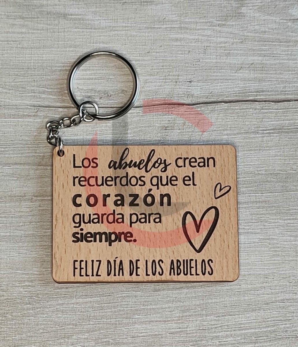 Llaveros día de los abuelos