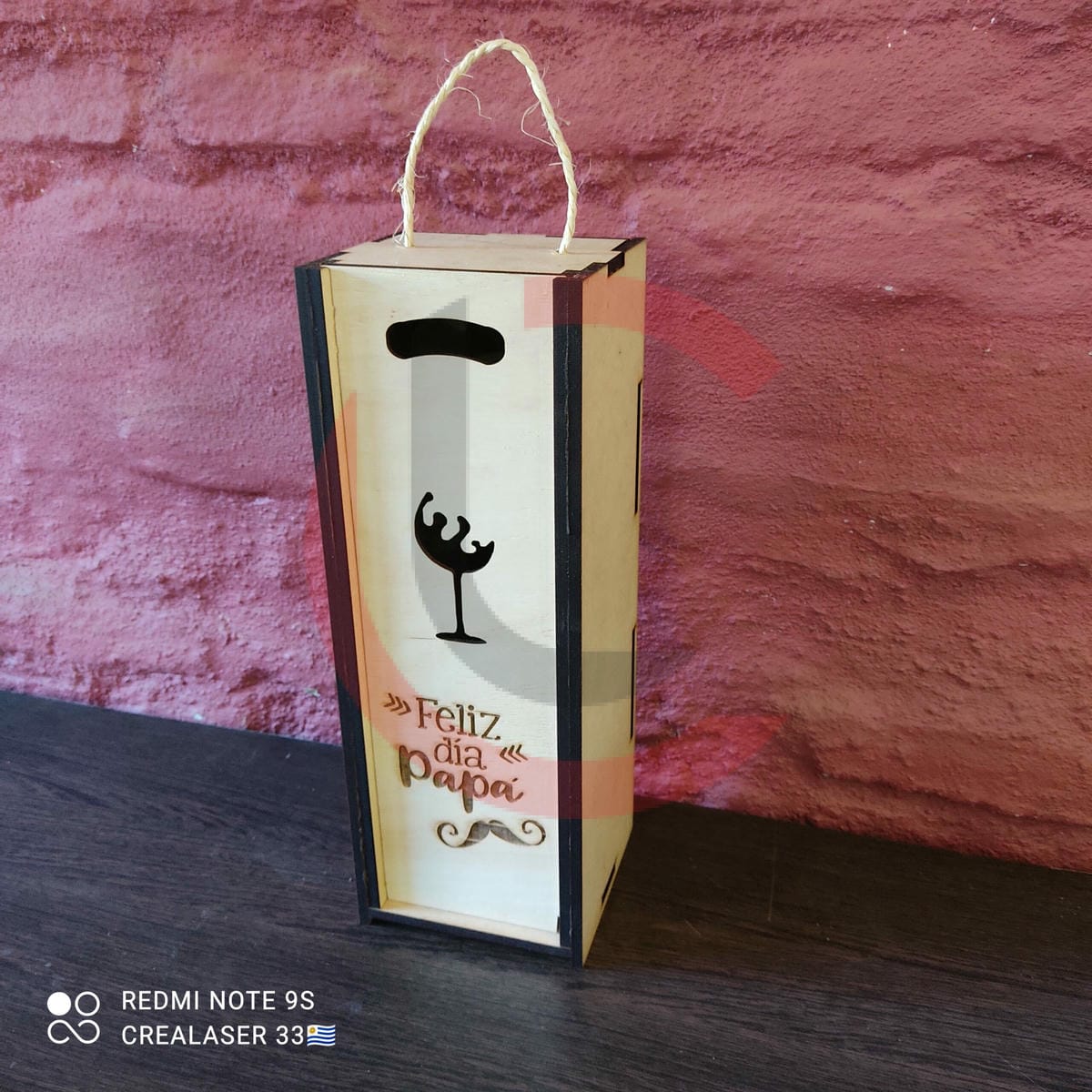 Caja para botella