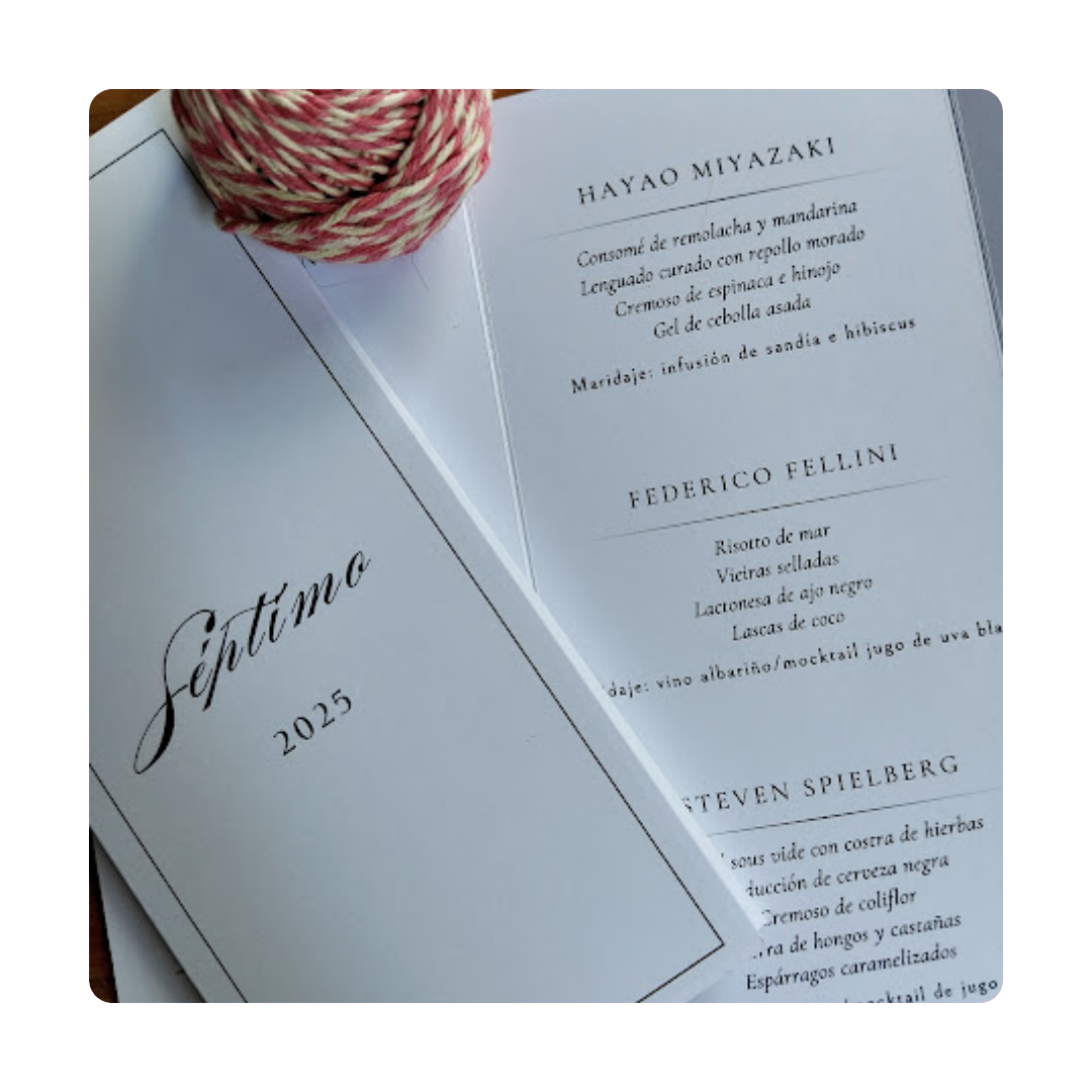 MENUS PERSONALIZADOS