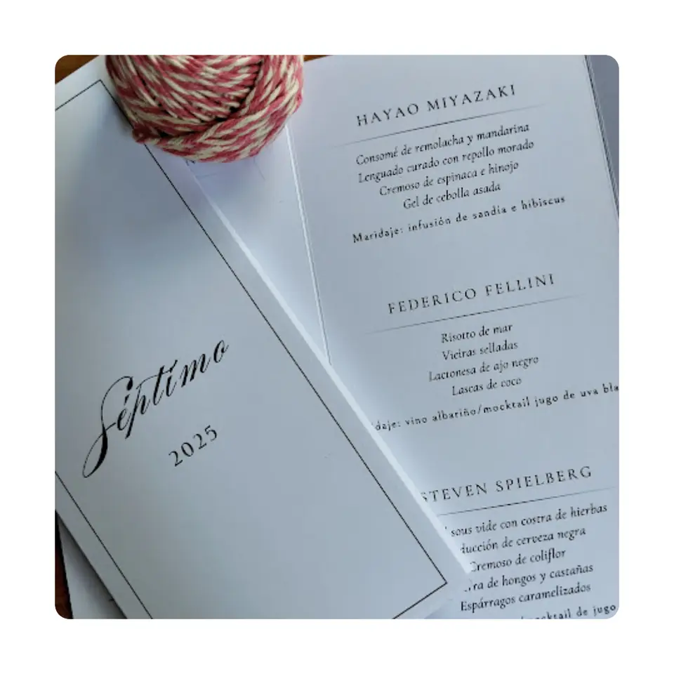 MENUS PERSONALIZADOS