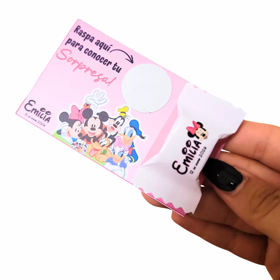 TARJETA + CARAMELO + RASPADITA