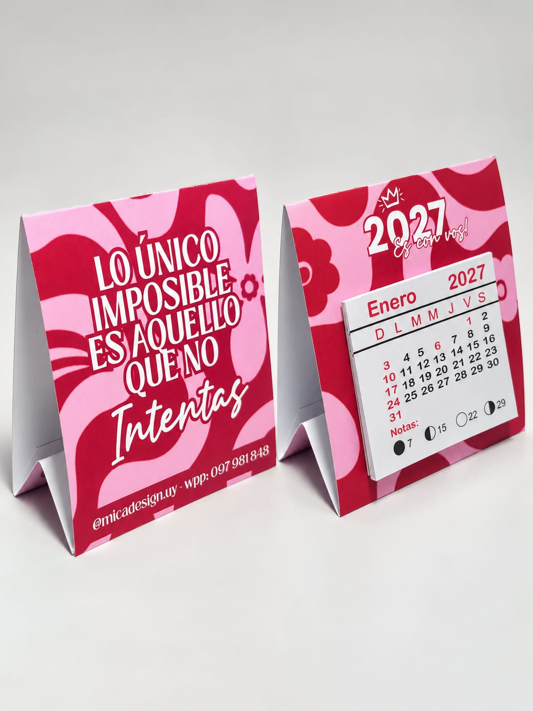 Calendario 2027 - Estilo carpa