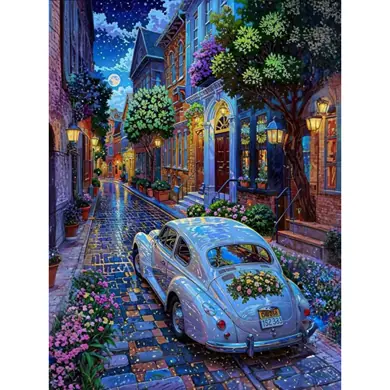Auto en la ciudad.