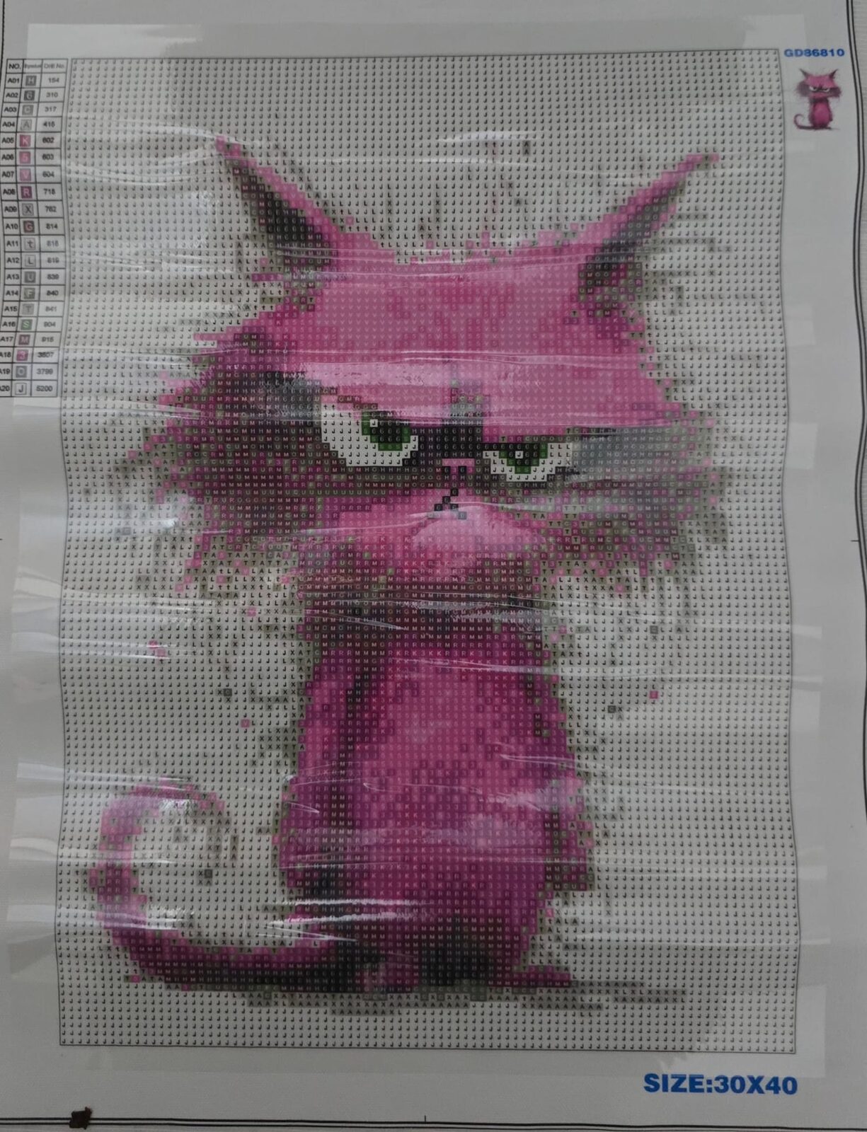 Gatito rosa.