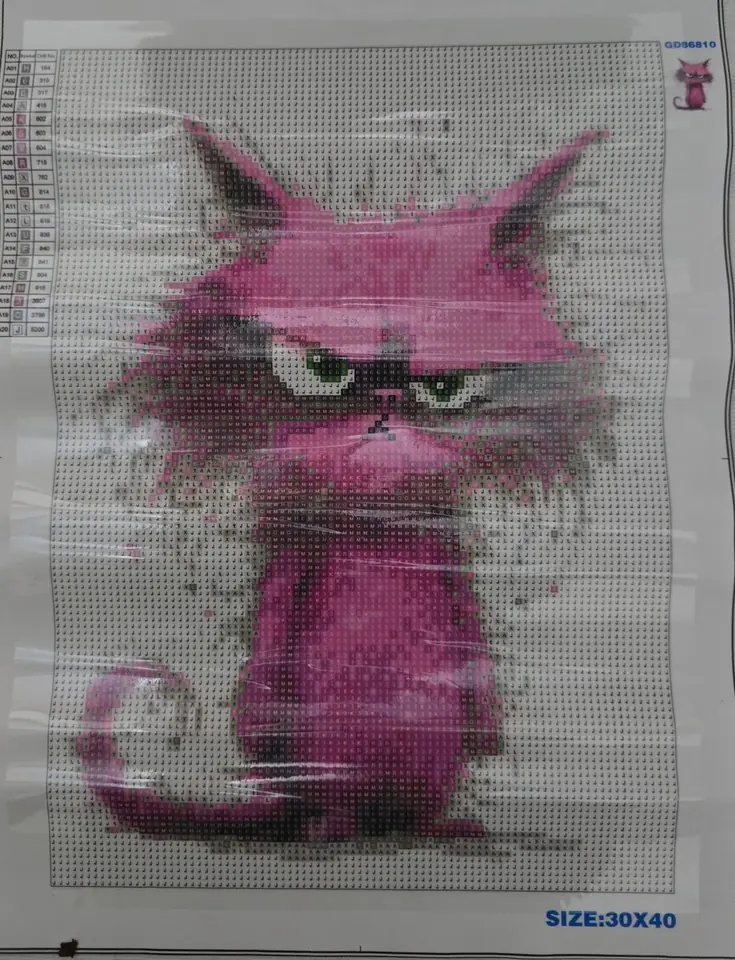 Gatito rosa.