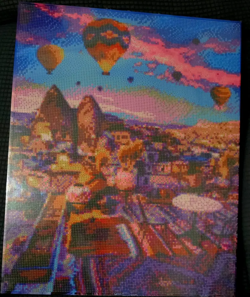 Globo aerostático de 40 x 50.