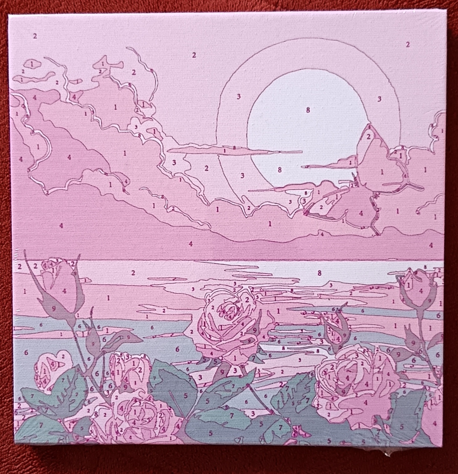 Rosas atardecer.