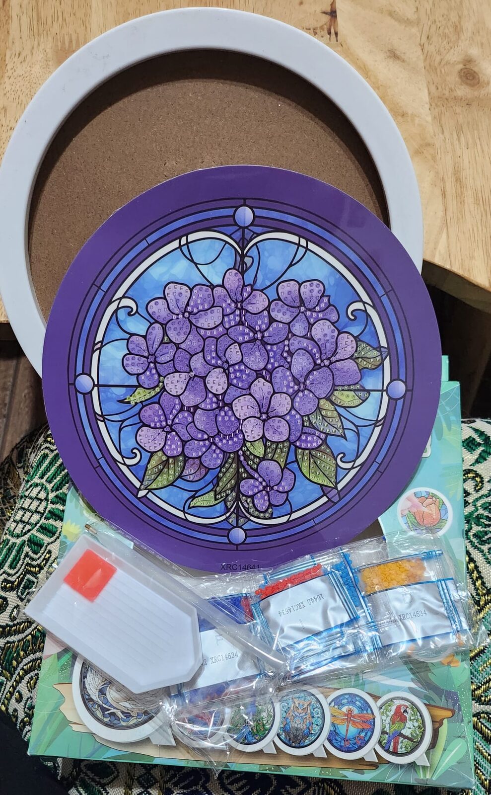 Flor violeta.