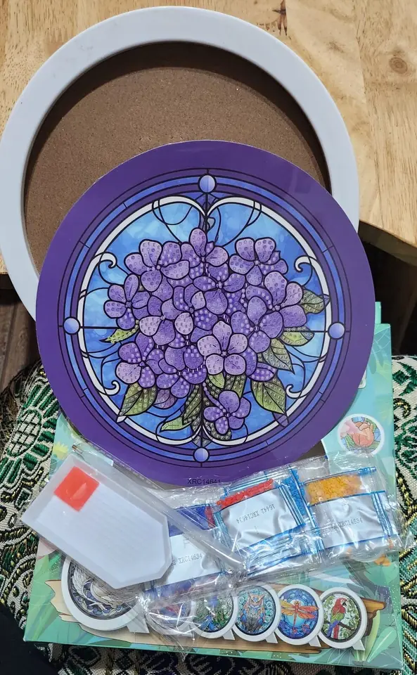 Flor violeta.