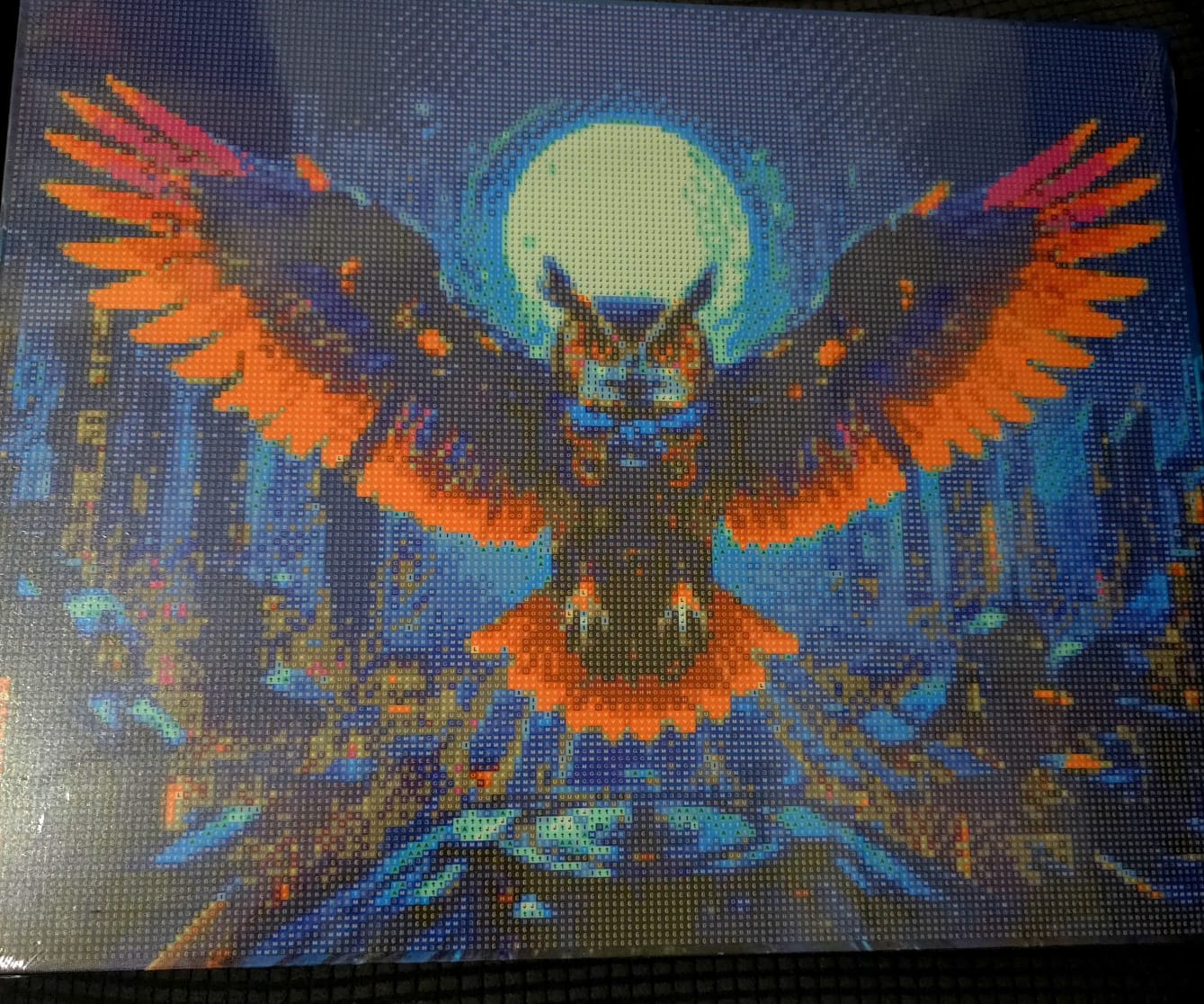 Búho de 40 x 50.