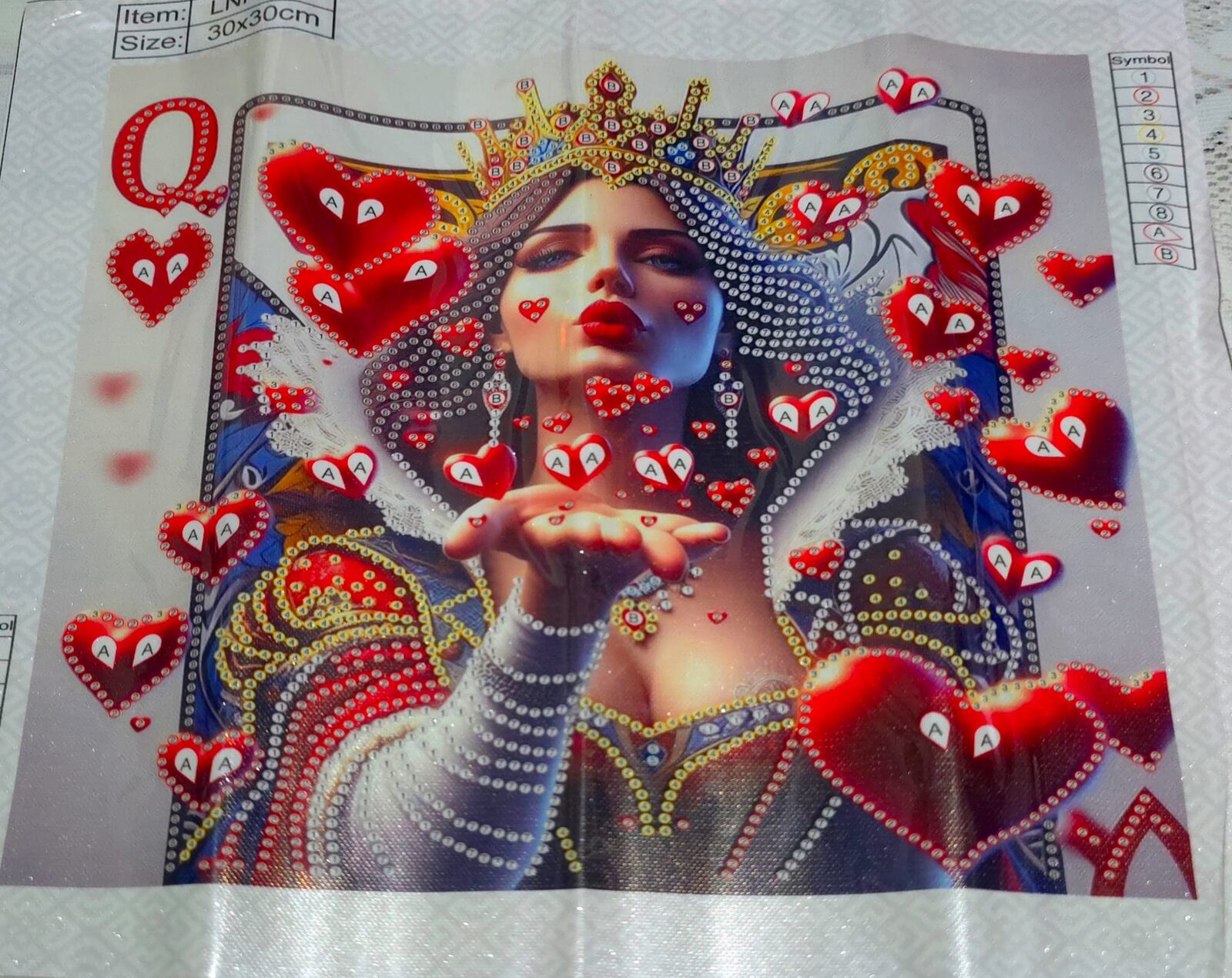 Reina de corazones.