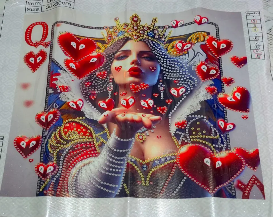 Reina de corazones.