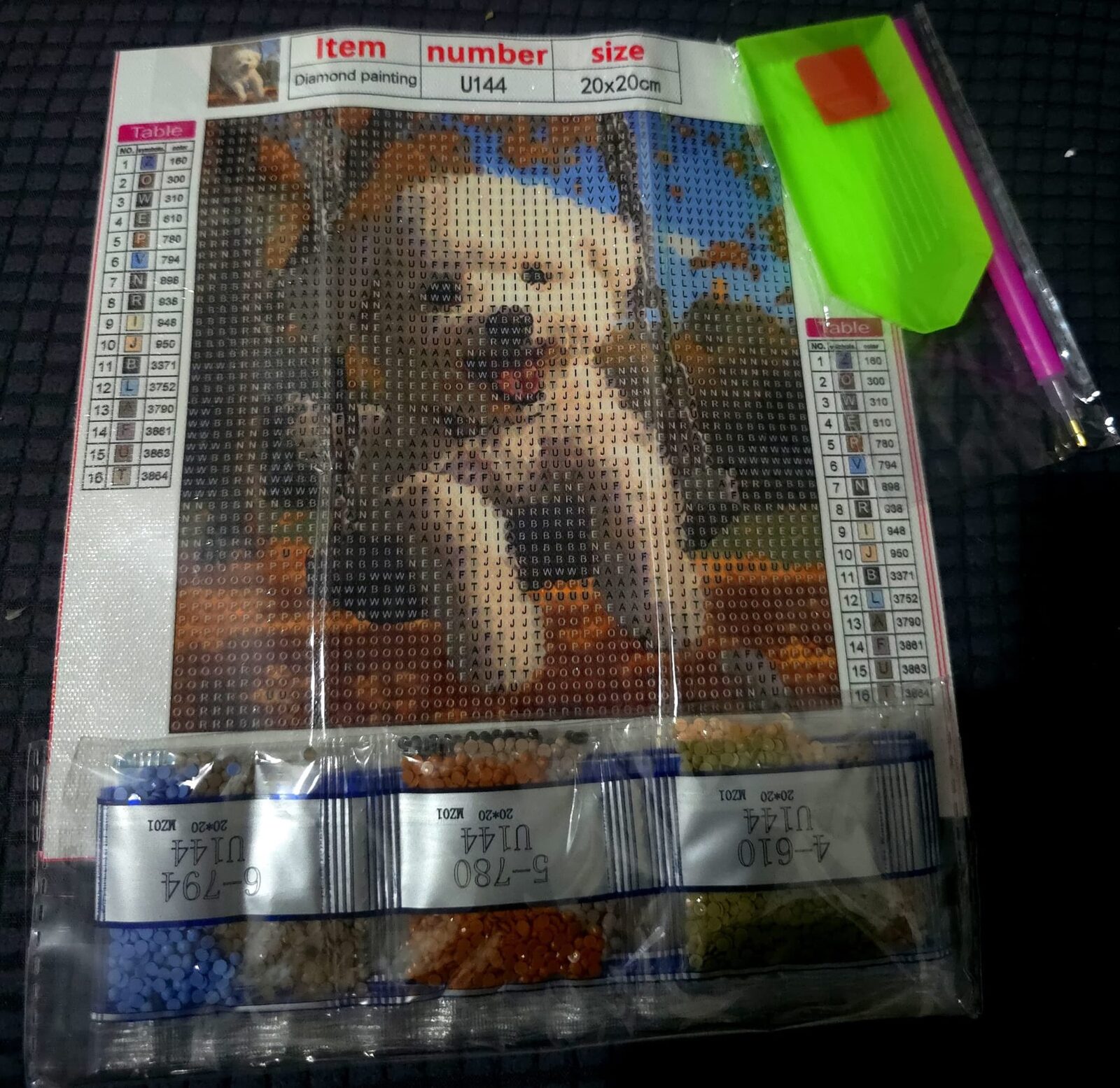 Perrito copito 20 x 20