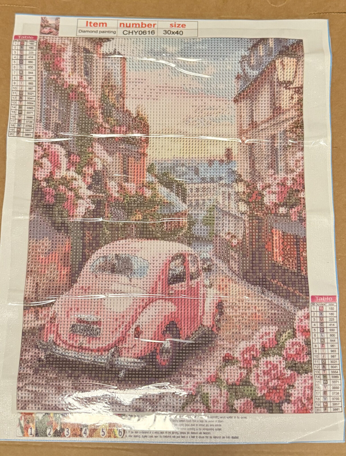 Fusca rosado.