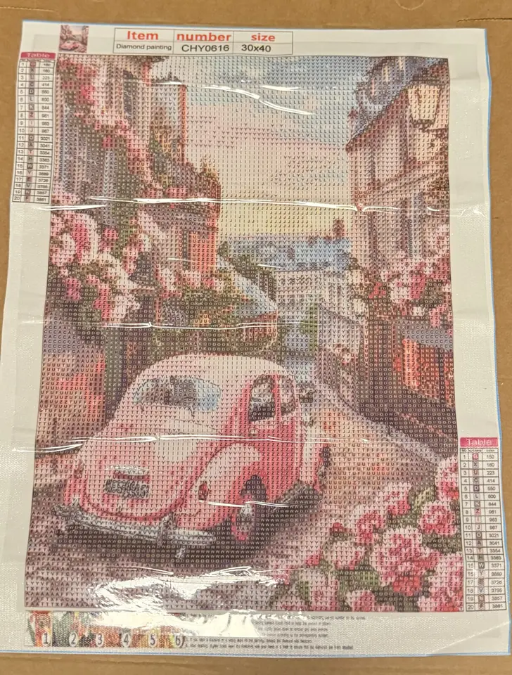 Fusca rosado.